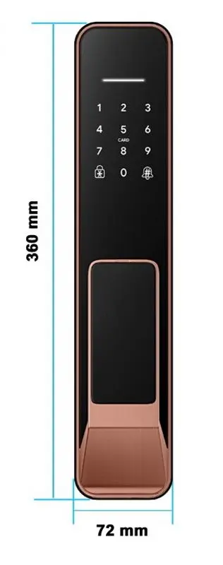 Умный замок SmartPass Porto (Black/Copper)