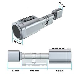 Incuietoare inteligenta SmartPass Seattle 95 (Silver) Thumb