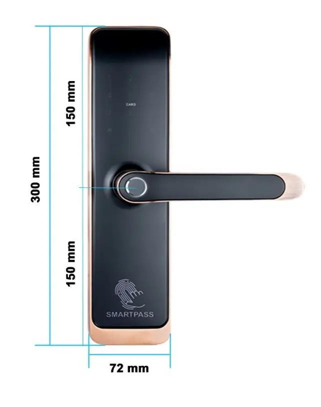 Incuietoare inteligenta SmartPass Tokyo (Black/Copper)