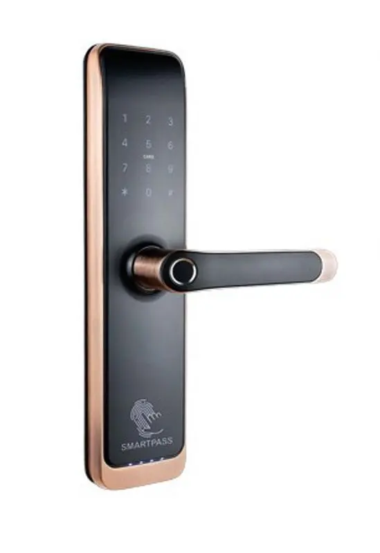 Incuietoare inteligenta SmartPass Tokyo Wi-Fi (Black/Copper)