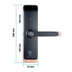 Incuietoare inteligenta SmartPass Tokyo Wi-Fi (Black/Copper) Thumb
