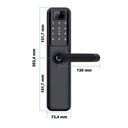 Incuietoare inteligenta SmartPass Zurich (Black) Thumb