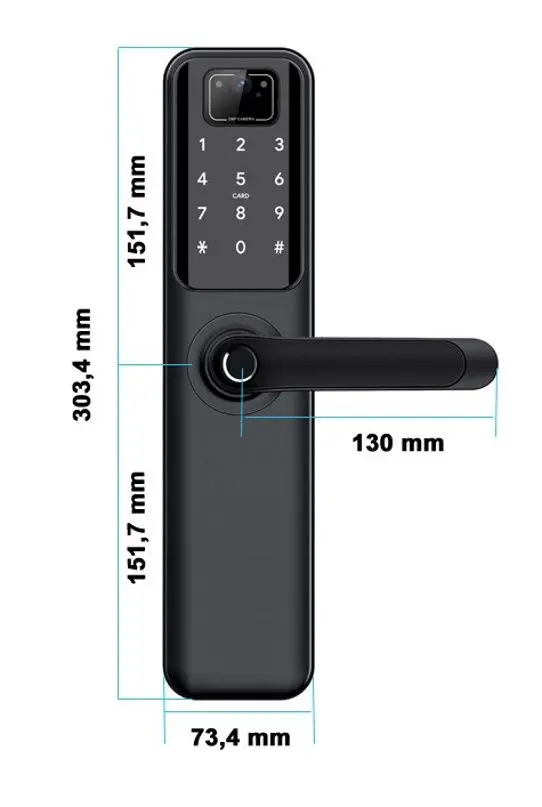Incuietoare inteligenta SmartPass Zurich (Black) - 3