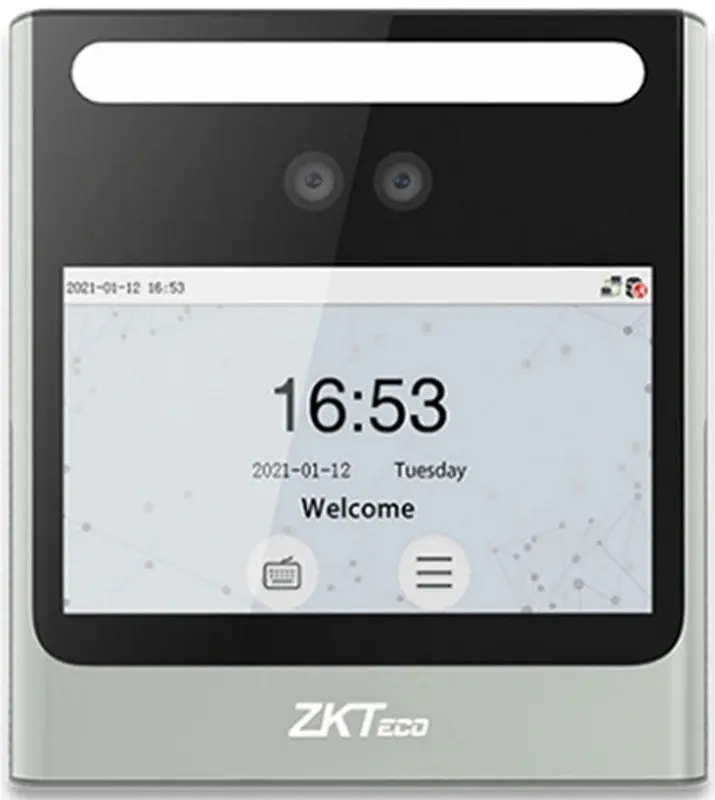 Биометрический терминал контроля доступа ZKTeco EFace10 (Grey)