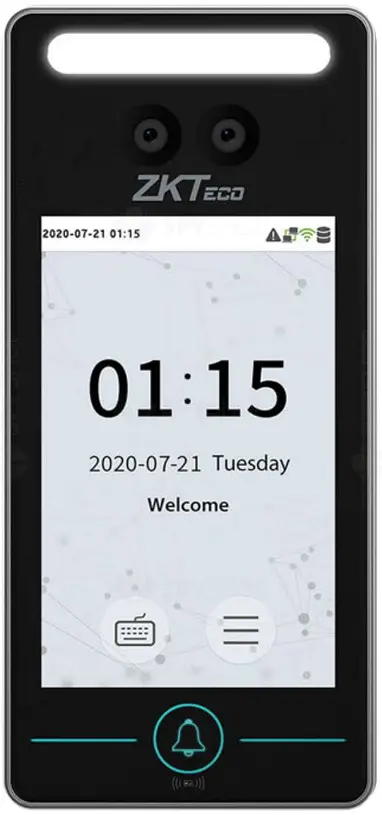 Terminal biometric de control acces ZKTeco SpeedFace-V4LM1 (Black)