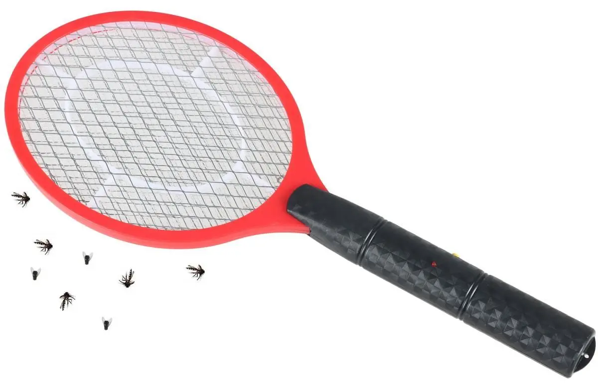 Paleta electrica anti insecte Saska Garden 1052250 (Red/Black)