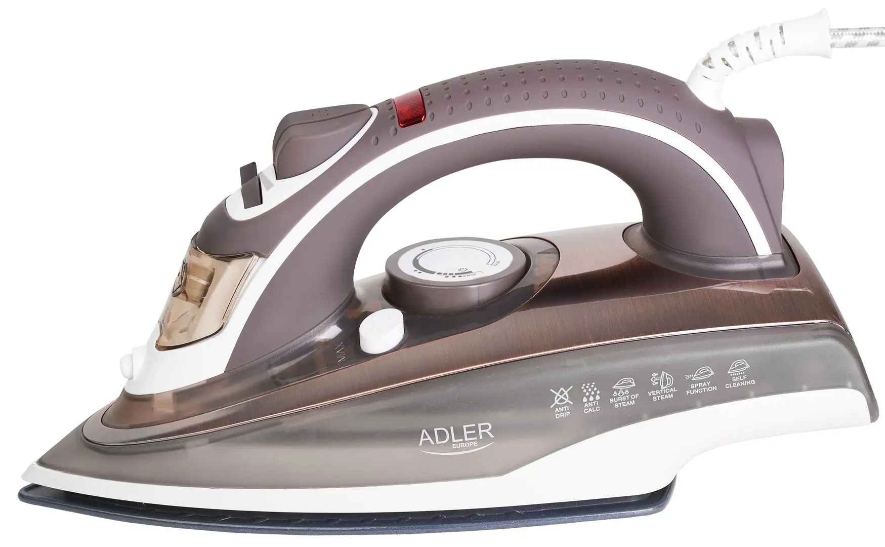 Fier de calcat Adler AD 5030 (White/Brown)