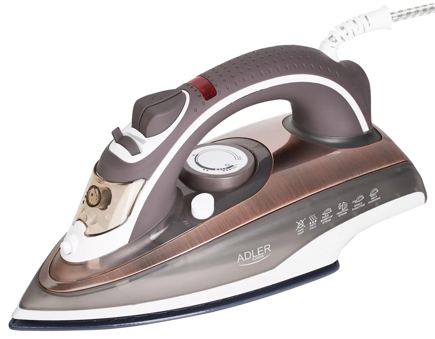 Fier de calcat Adler AD 5030 (White/Brown)