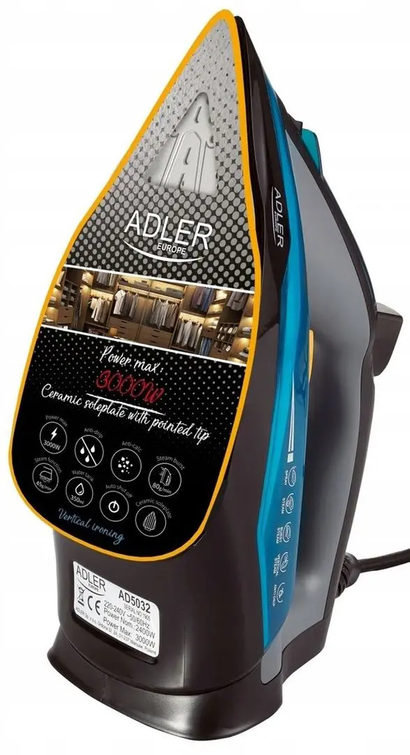 Утюг Adler AD 5032 (Grey/Blue)