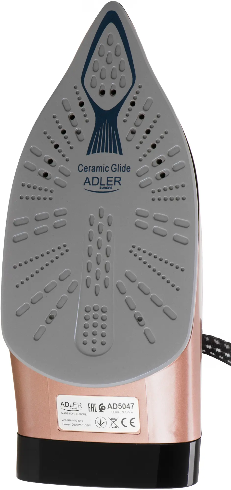 Fier de calcat cu generator de abur Adler AD 5047 (Black/Copper) - 3