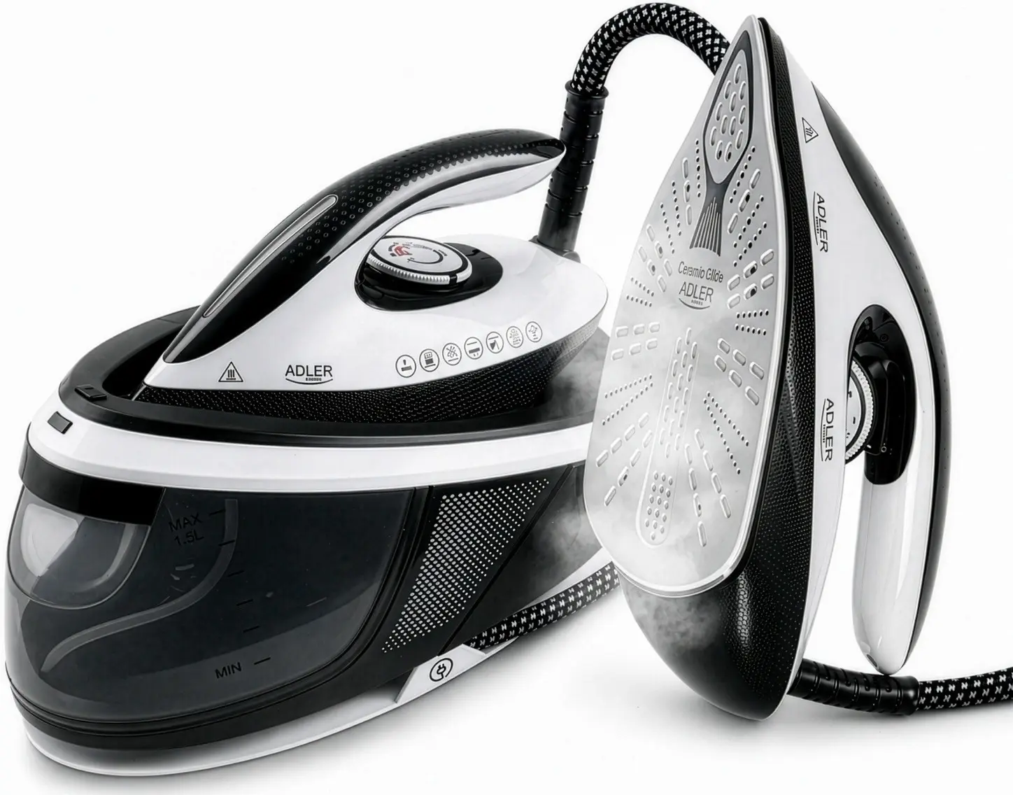 Fier de calcat cu generator de abur Adler AD 5048 (White/Gray) - 11