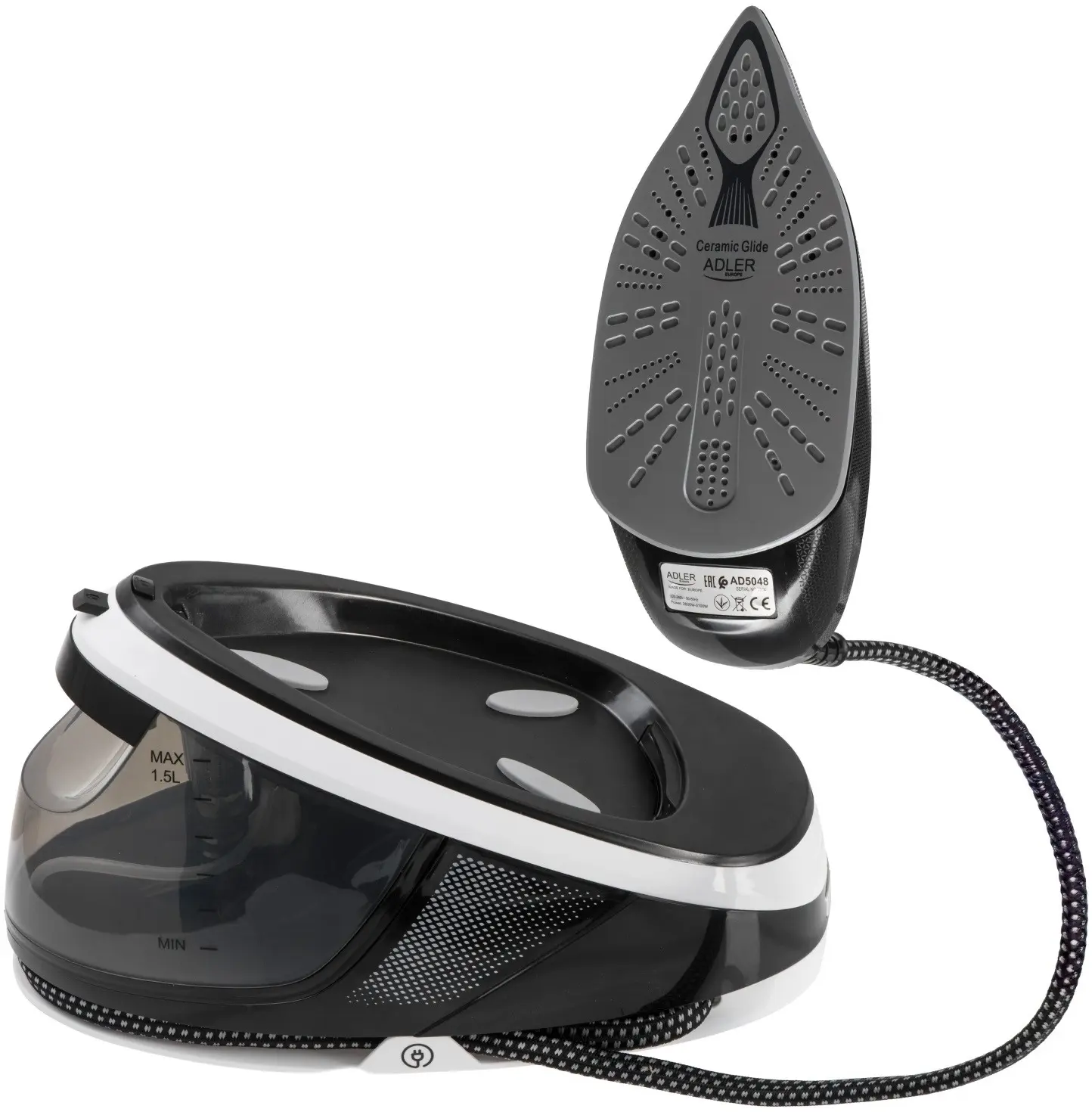 Fier de calcat cu generator de abur Adler AD 5048 (White/Gray) - 19