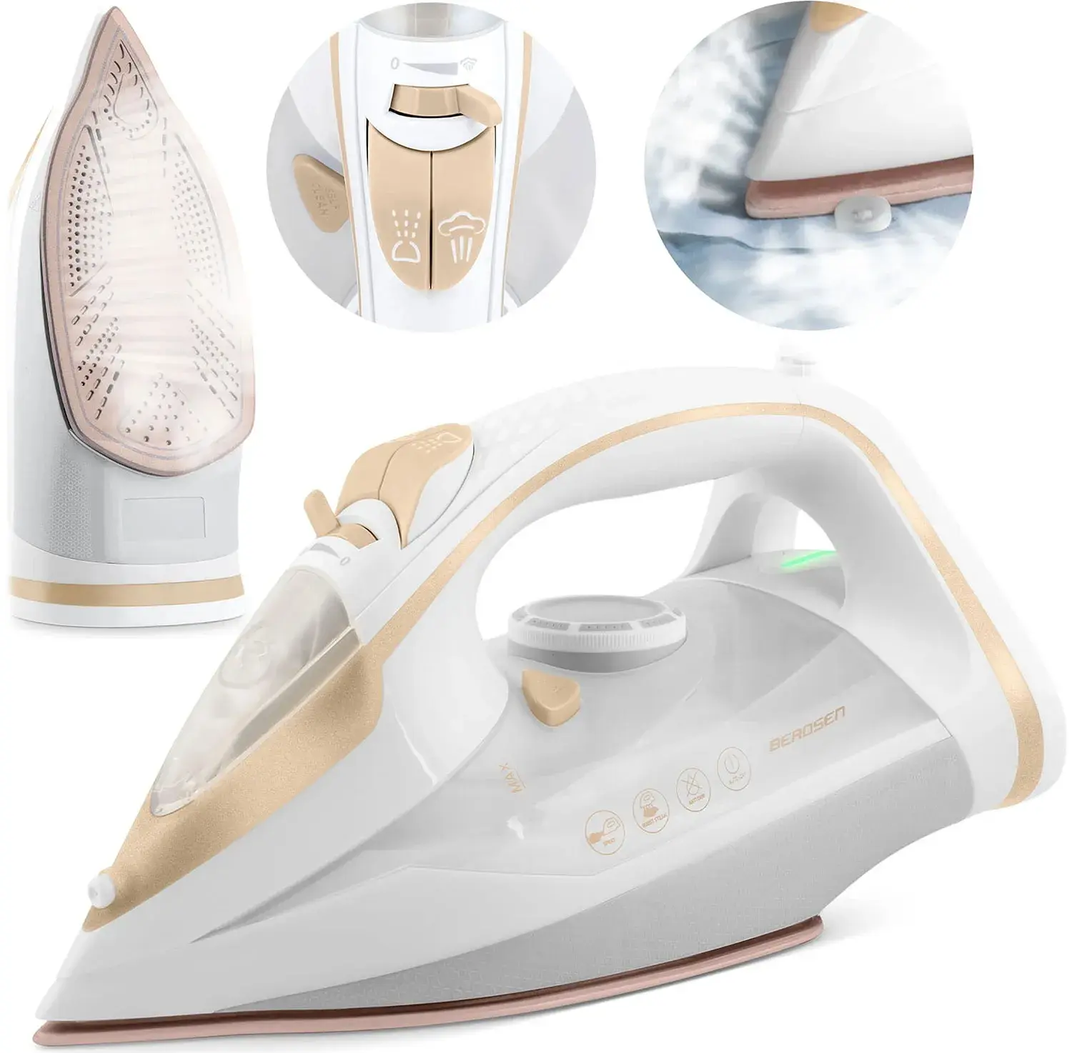Утюг Berdsen BD-330 333000 (White/Gold) - 3