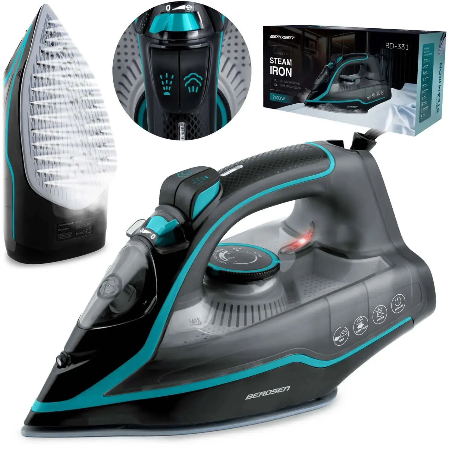 Утюг Berdsen BD-331 (Black) - 2