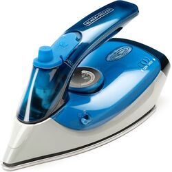 Fier de calcat pentru calatorii Black&Decker BXIR1000E (Blue/White)
