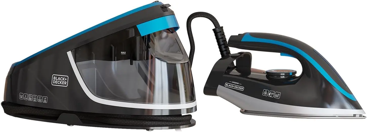 Утюг с парогенератором Black&Decker BXSS2401E (Black)