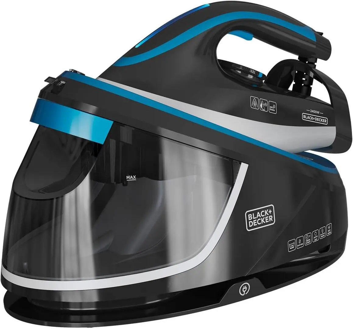 Утюг с парогенератором Black&Decker BXSS2401E (Black)