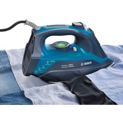 Утюг Bosch Sensixx x DA70 AntiShine TDA 703021A (Blue) Thumb