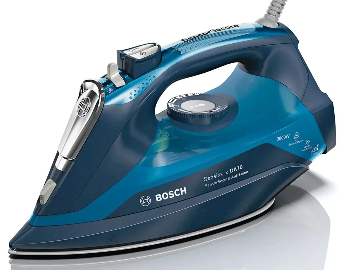 Утюг Bosch Sensixx x DA70 AntiShine TDA 703021A (Blue)