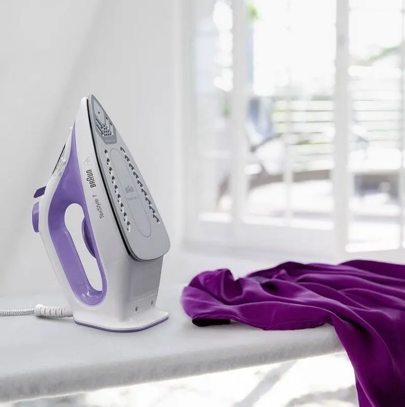 Fier de calcat Braun TexStyle 1 SI1080VI (White/Purple)
