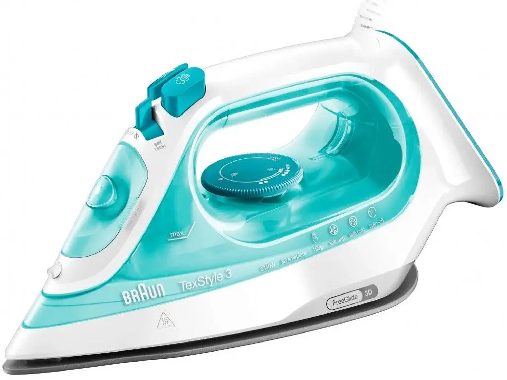 Fier de calcat Braun Texstyle 3 SI3041GR (Turquoise/White)