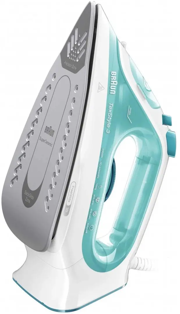 Fier de calcat Braun Texstyle 3 SI3041GR (Turquoise/White)