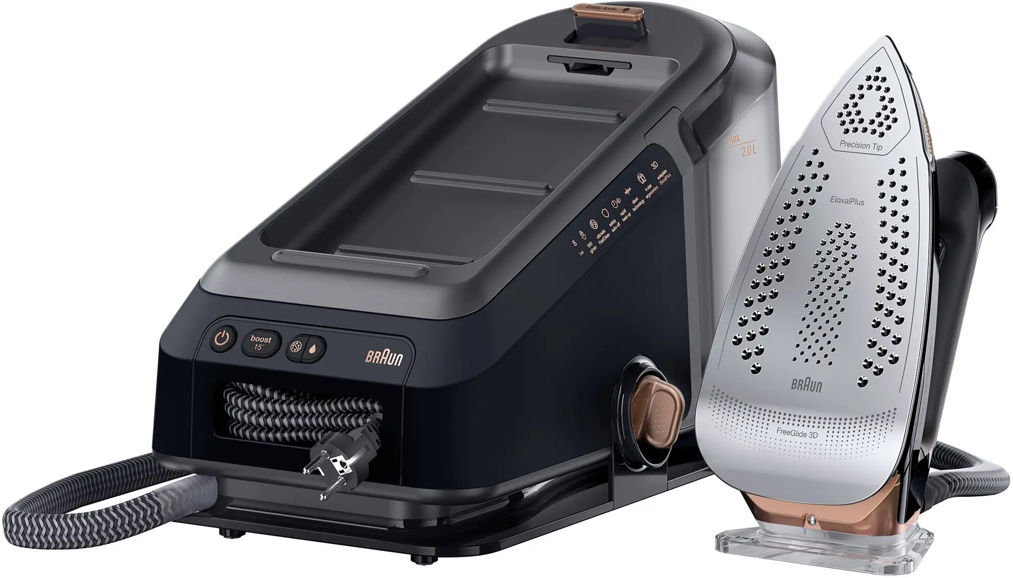 Утюг с парогенератором Braun CareStyle 7 Pro IS 7286 (Black/Copper) - 2