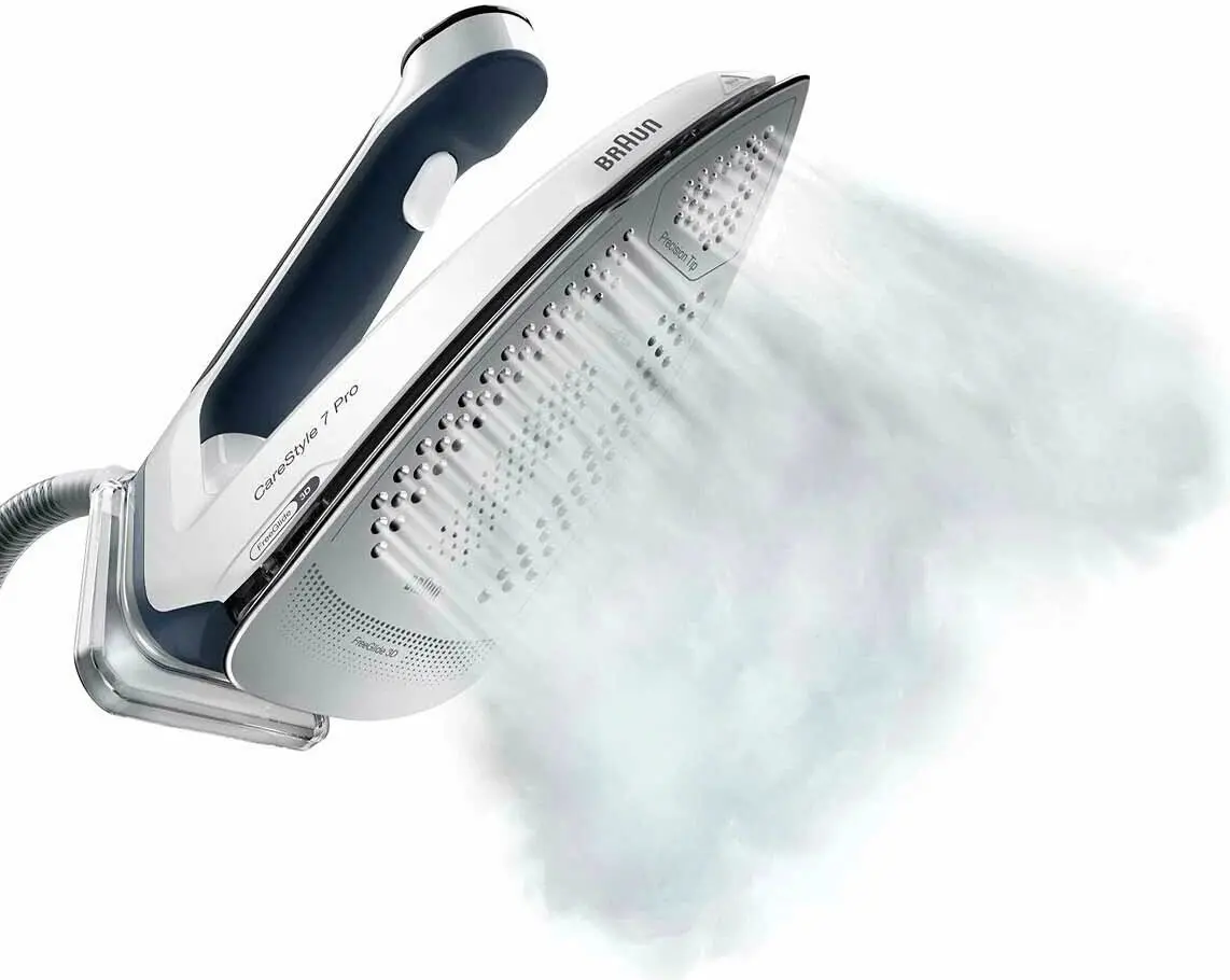 Fier de călcat cu generator de abur Braun CareStyle 7 Pro IS7282BL (White/Blue)