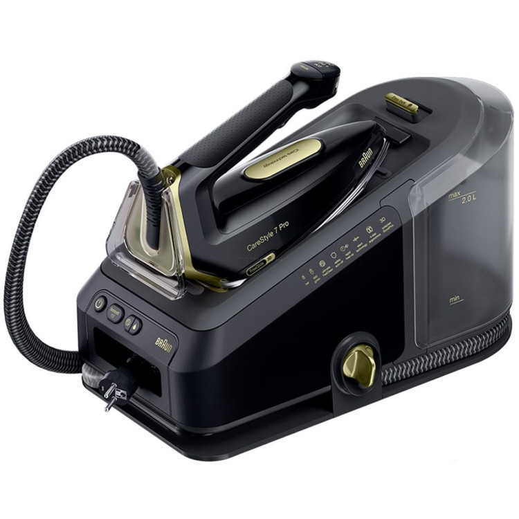 Fier de calcat cu generator de abur Braun CareStyle 7 Pro IS7298CP (Black)