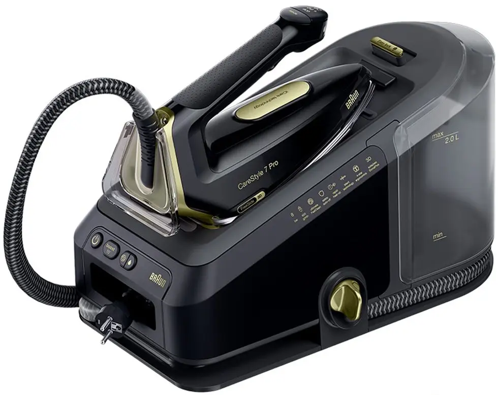 Fier de calcat cu generator de abur Braun CareStyle 7 Pro IS7298CP (Black)