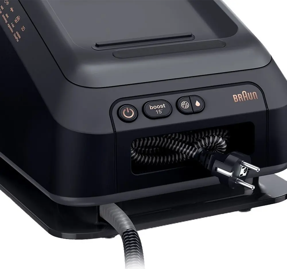Fier de calcat cu generator de aburi Braun IS 7286BK SS (Black)