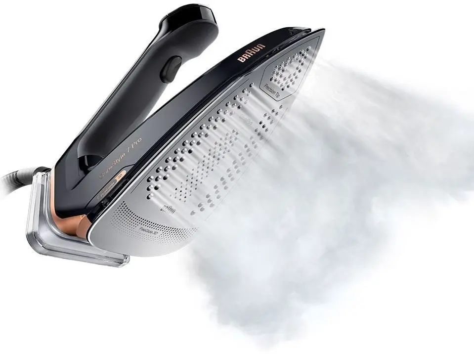 Fier de calcat cu generator de aburi Braun IS 7286BK SS (Black)