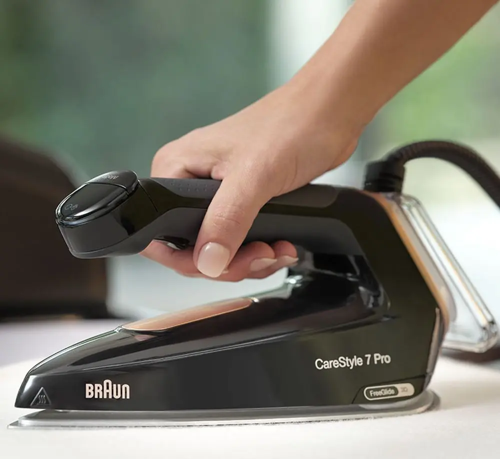 Fier de calcat cu generator de aburi Braun IS 7286BK SS (Black)