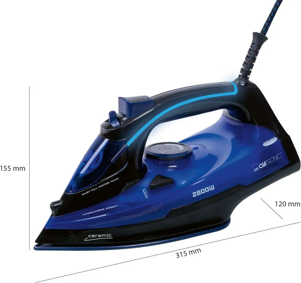 Fier de calcat Clatronic DB 3755 (Black/Blue) - 2