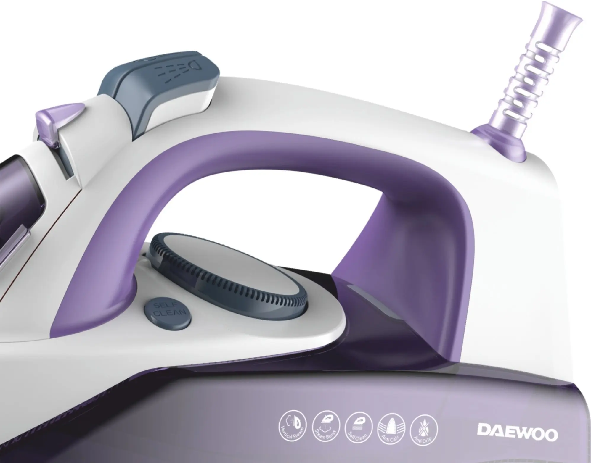 Утюг Daewoo SDA DSI3000P (White/Violet) - 2