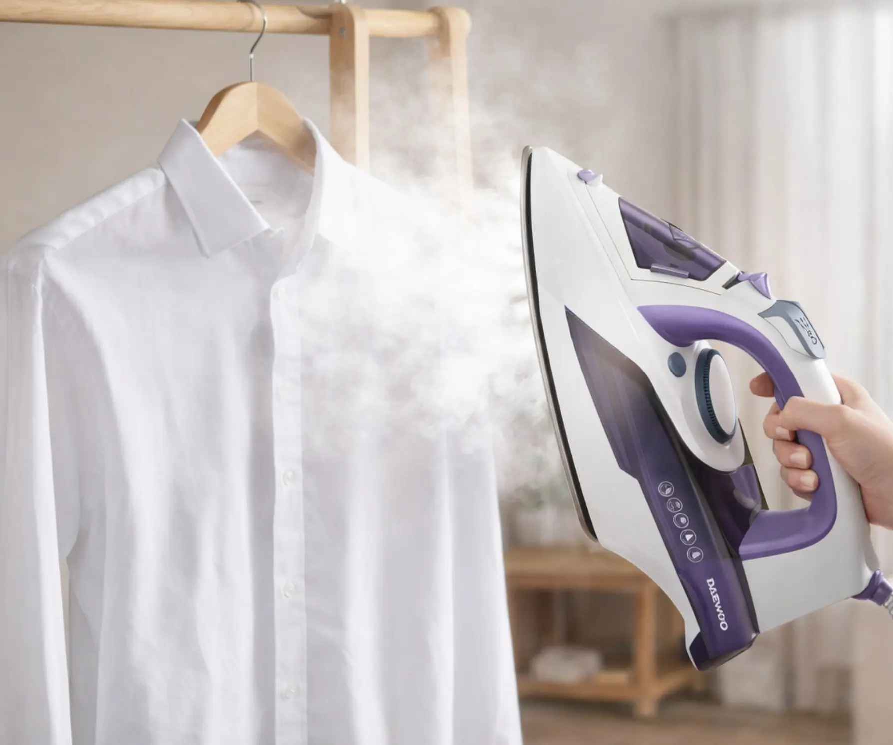 Утюг Daewoo SDA DSI3000P (White/Violet) - 7