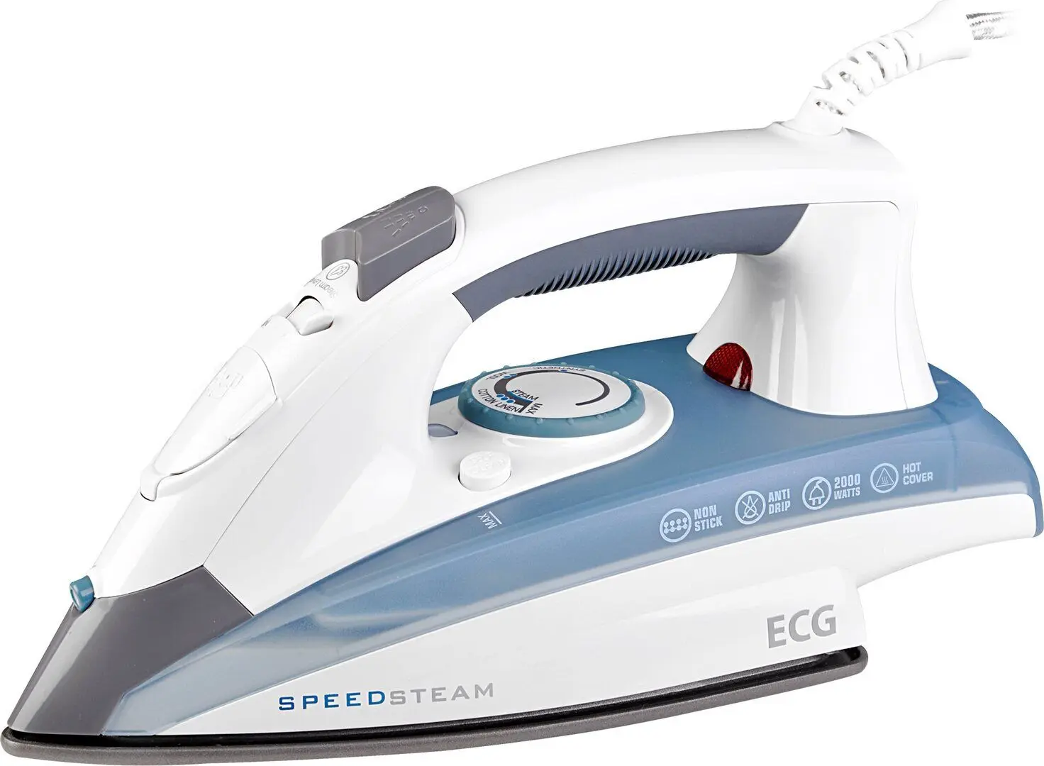 Утюг ECG NZ 190 (White/Blue)