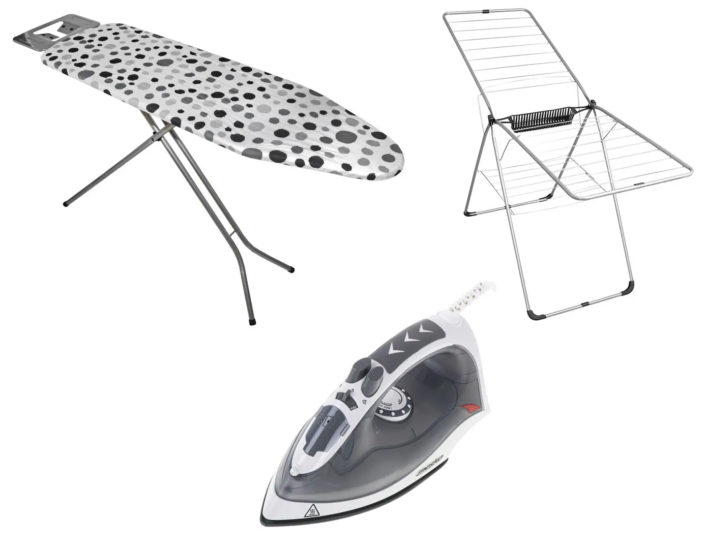 Набор для глажки + сушилка для белья Ege Aqua 21 18364 + Capri Lux 18105 + Mesko MS 5037