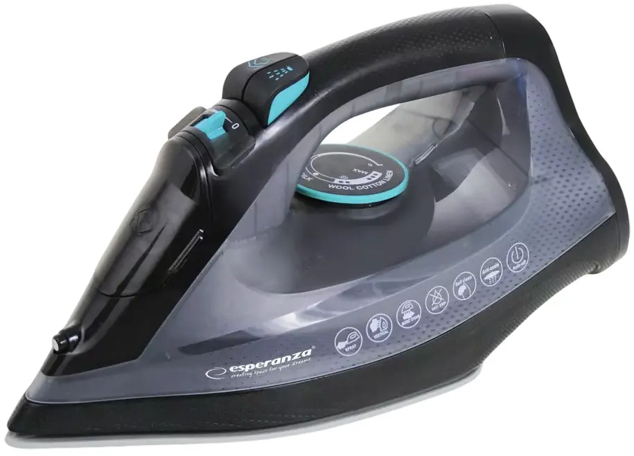 Беспроводной утюг Esperanza Velvet 2600W (Black/Grey)