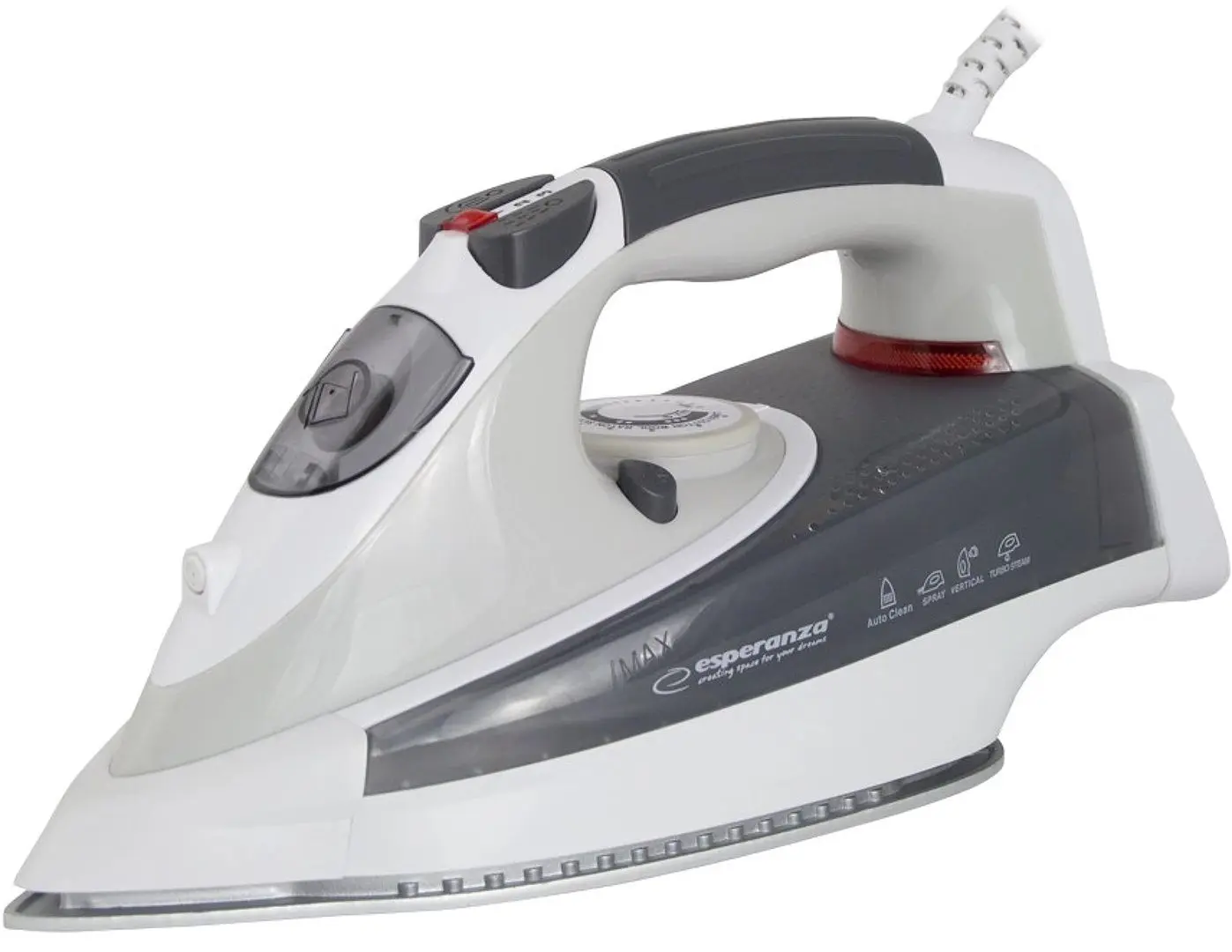 Fier de calcat Esperanza Chino Ceramic EHI009 (White/Gray)