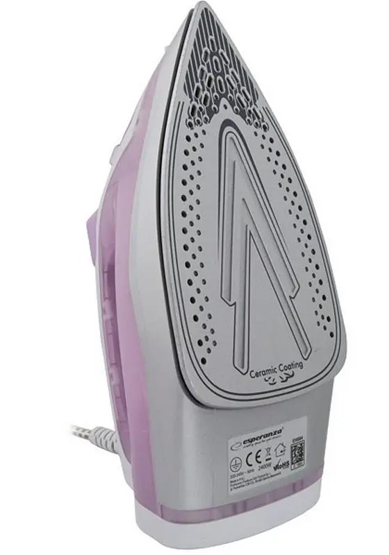 Fier de calcat Esperanza Tulle Ceramic EHI004 (White/Purple)
