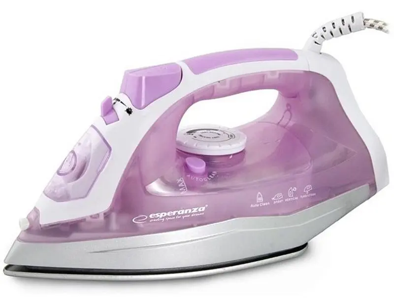 Fier de calcat Esperanza Tulle Ceramic EHI004 (White/Purple)