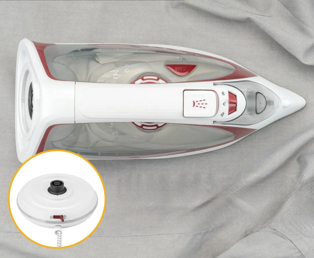 Беспроводной утюг First FA-5633-4-RE (White/Red)