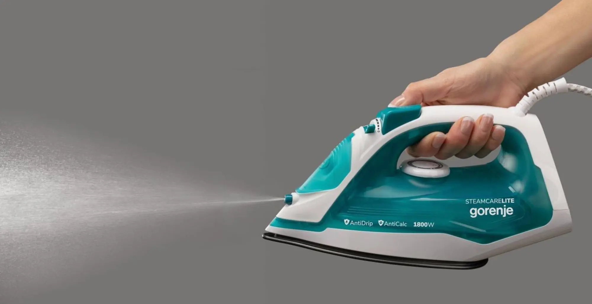 Fier de calcat Gorenje SIH1800TQC (Green/White) - 6