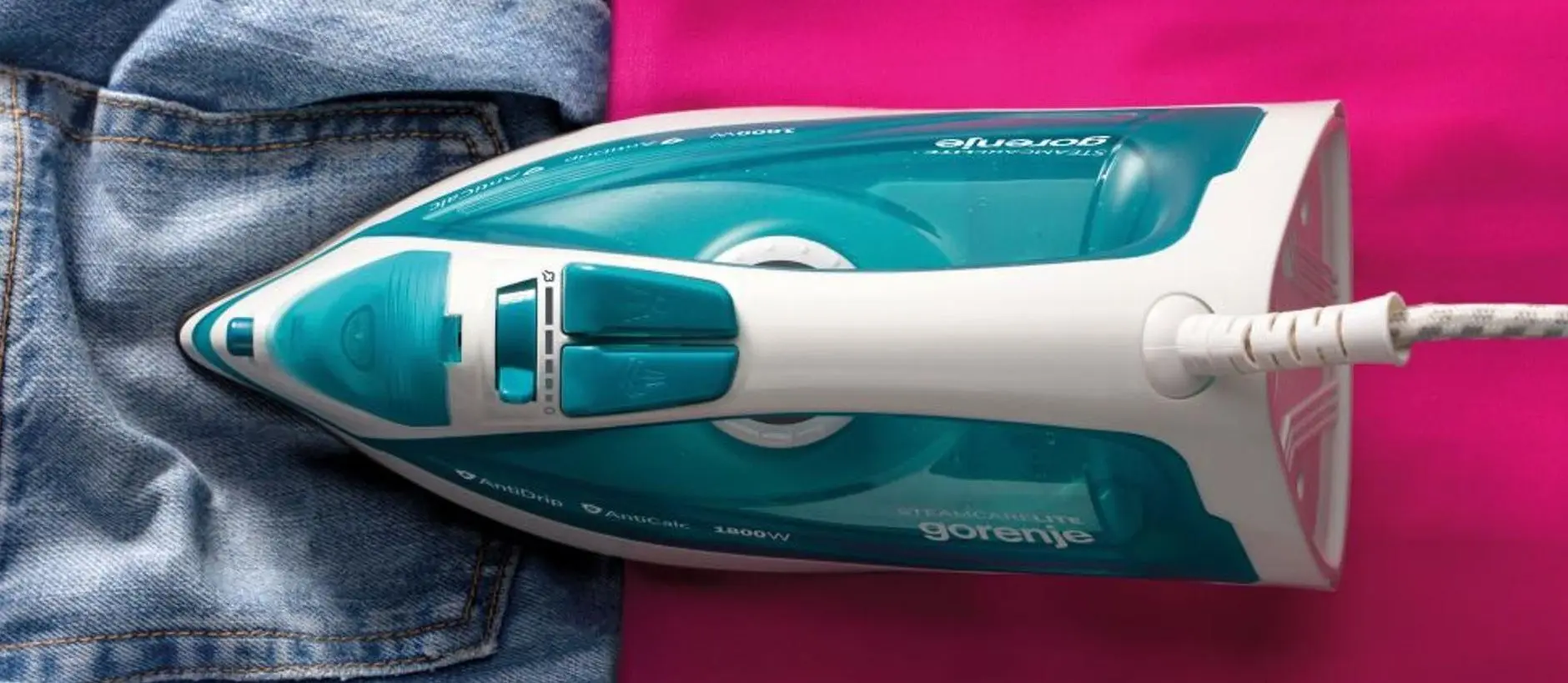 Fier de calcat Gorenje SIH1800TQC (Green/White) - 9