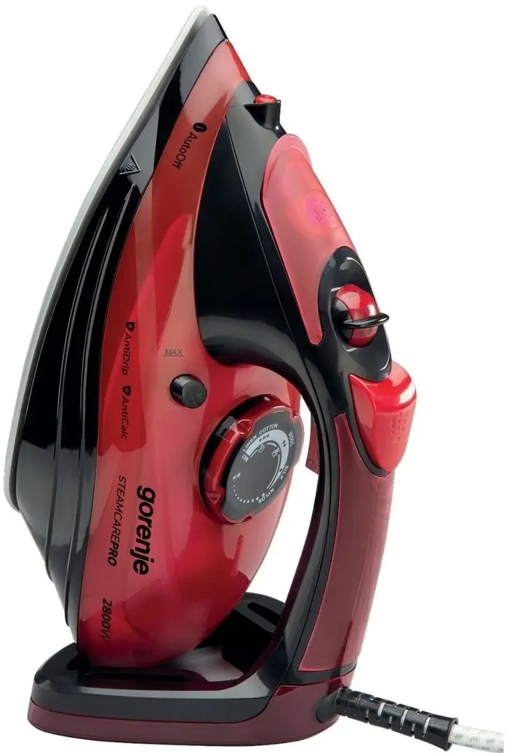 Fier de calcat Gorenje SIH2800BF (Red/Black)