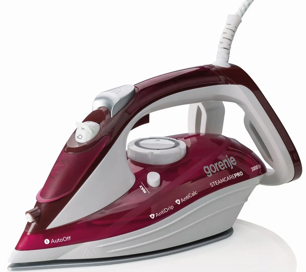 Fier de calcat Gorenje SIH3000RBC (White/Burgundy)