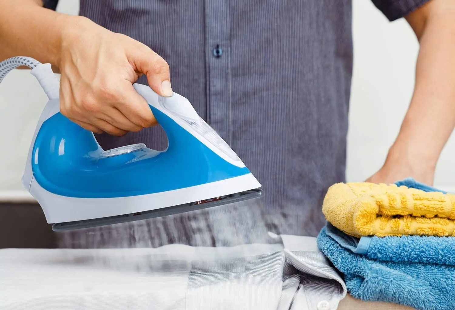 Fier de calcat cu generator de abur Klarstein Speed Iron V2 (Blue/White)