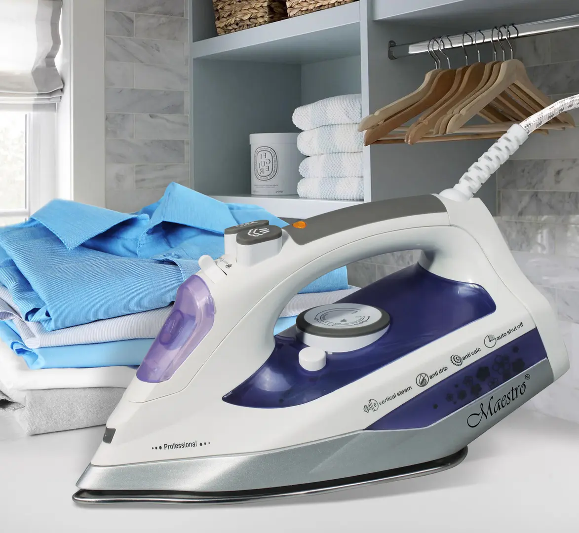 Fier de calcat Maestro MR-307 (Blue/White)