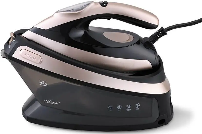 Fierde calcat cu generator de abur Maestro MR-320C (Black/Gold)